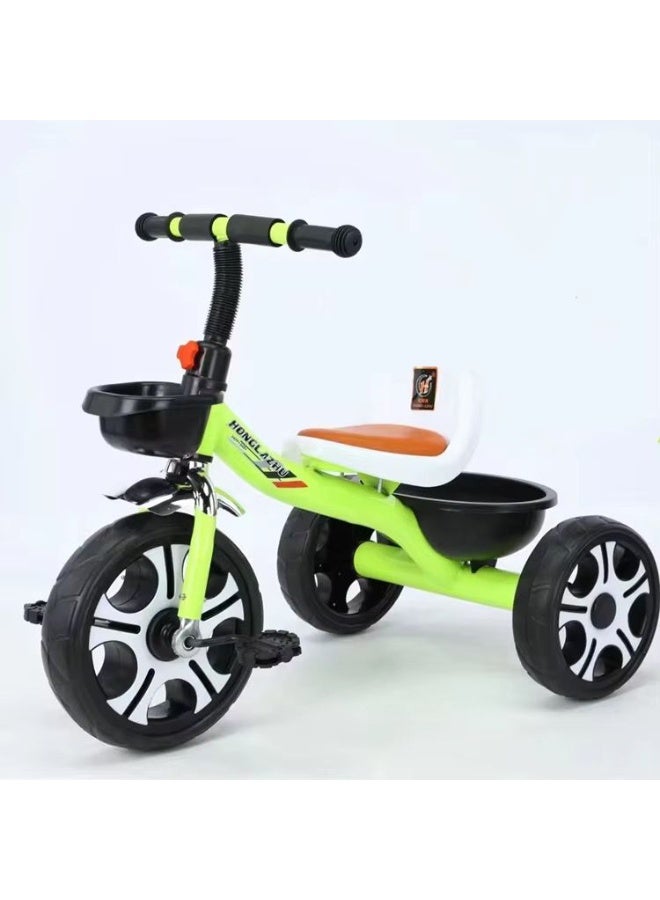 Tricycle, For 2-6 Years Old, 5-in-1 Kids Bike, Foldable, Adjustable Handle/Seat Height, Strained Bike, Children's Bicycle